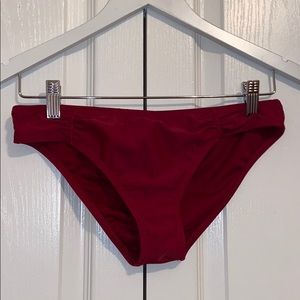 Maroon swimsuit bottoms
